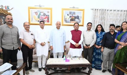 मुख्यमंत्री विष्णुदेव साय से लघु उद्योग भारती के प्रतिनिधिमंडल ने की सौजन्य मुलाकात : 14वें इंडिया इंडस्ट्रियल फेयर की तैयारियों पर हुई चर्चा