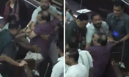 बंगाल विधानसभा में जबरदस्त हंगामा! TMC विधायक कुणाल घोष को मार्शलों ने सदन से बाहर निकाला