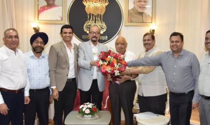 राज्यपाल डेका से निजी विश्वविद्यालयों के पदाधिकारियों ने की भेंट