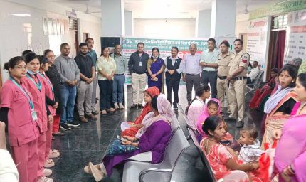 जिला चिकित्सालय अनूपपुर में निःशुल्क मेगा स्वास्थ्य शिविर सम्पन्न