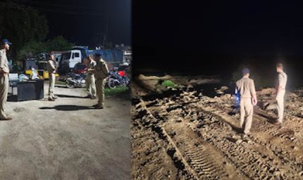 सीमावर्ती क्षेत्रों में पुलिस की बढ़ेगी निगरानी, पुलिस अधीक्षक  संजय कुमार अग्रवाल ने देवलोंद थाना क्षेत्र का किया आकस्मिक निरीक्षण