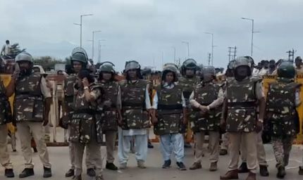 भोपाल कूच पर किसानों का मार्च, बैरिकेड तोड़ राजधानी की ओर बढ़े; CM हाउस की सुरक्षा हाई अलर्ट पर
