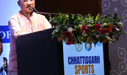 मुख्यमंत्री  विष्णु देव साय छत्तीसगढ़ में पहली बार आयोजित स्पोर्ट्स कॉन्क्लेव में हुए शामिल