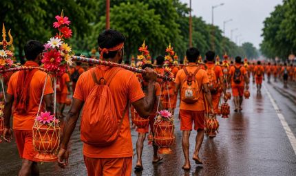 10 लाख कांवड़ियों की तैयारी! गाजियाबाद में 300 कांवड़ कैंप, 12 अगस्त तक ट्रैफिक डायवर्जन और कड़ी सुरक्षा