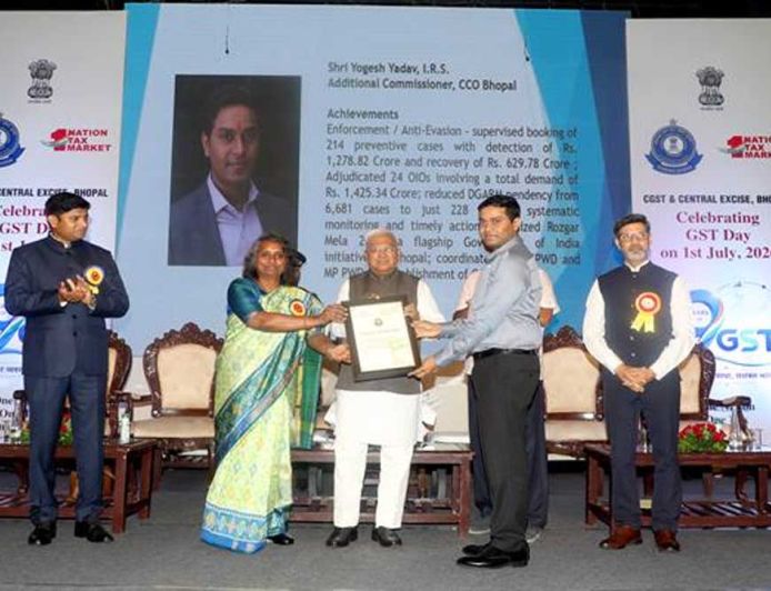 जी.एस.टी. एक राष्ट्र-संकल्प-उत्तरदायित्व का जीवंत प्रतीक : राज्यपालपटेल
