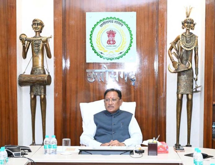 मुख्यमंत्री विष्णु देव साय ने खरीफ-2026 एवं संभावित अल्प वर्षा की तैयारियों की उच्चस्तरीय समीक्षा की