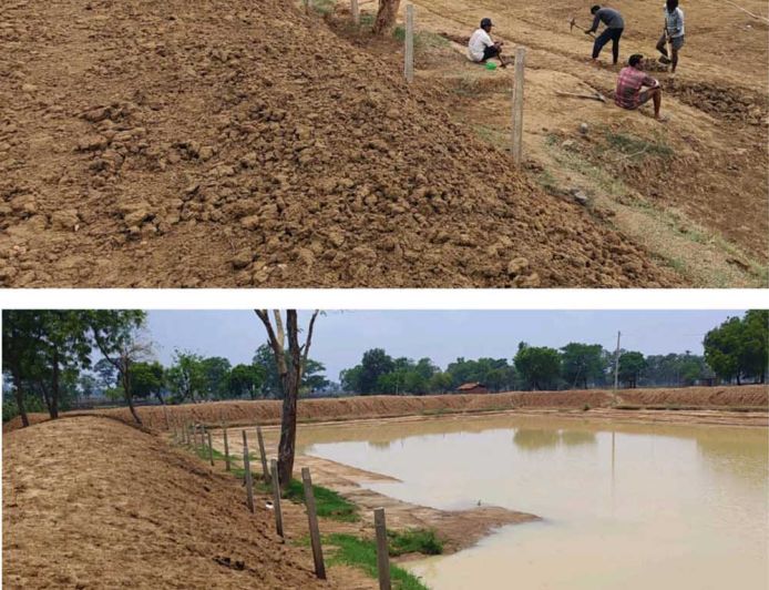 बारिश के साथ दिखने लगा ‘मोर गांव-मोर पानी’ अभियान का असर