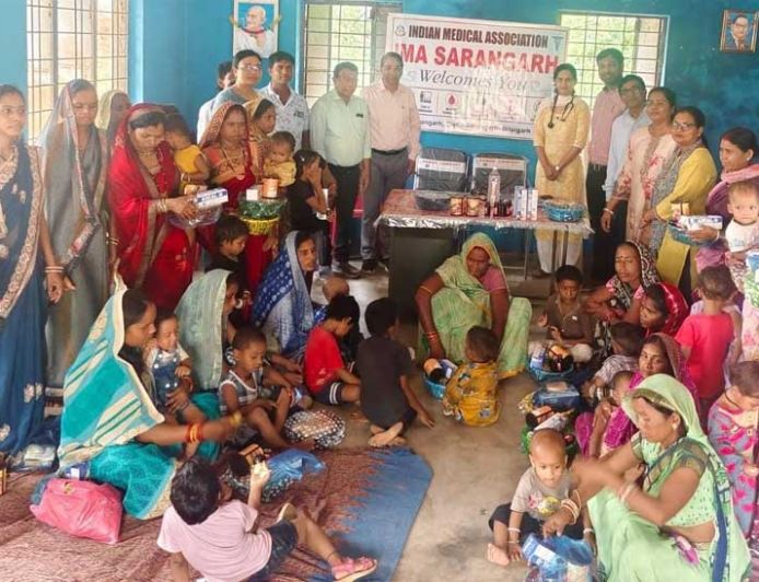 कुपोषण के खिलाफ: आईएमए और प्रशासन की जुगलबंदी से संवर रहा 30 बच्चों का बचपन