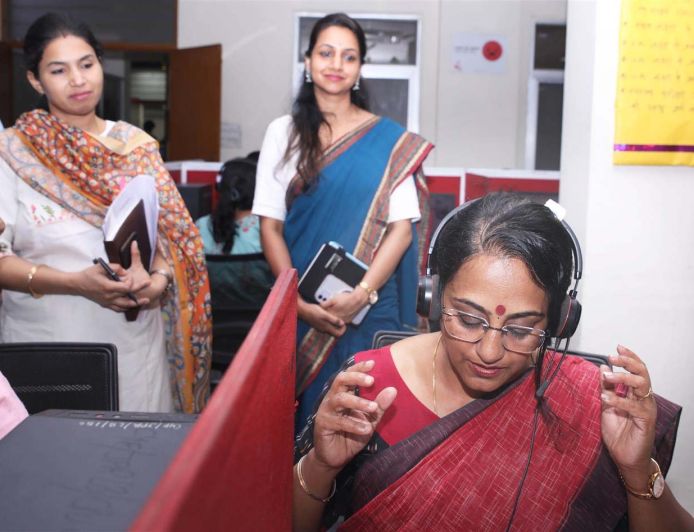 राजस्थान संपर्क 181 कॉल सेंटर का निरीक्षण, शिकायत निस्तारण पर सख्त निर्देश