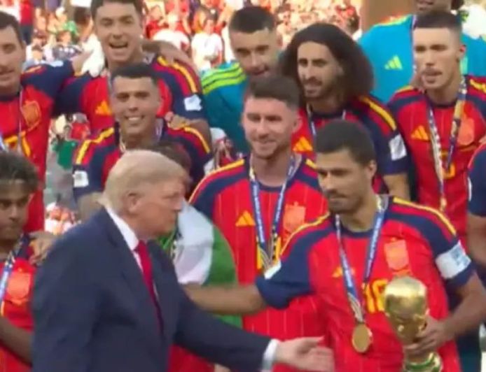 FIFA World Cup Final: स्पेन बना चैंपियन, ट्रंप जश्न के बीच पहुंचे तो FIFA चीफ ने किया किनारे