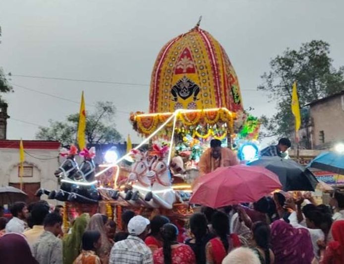 रांची जगन्नाथ मंदिर में घुरती रथयात्रा से नौ दिवसीय महोत्सव का समापन