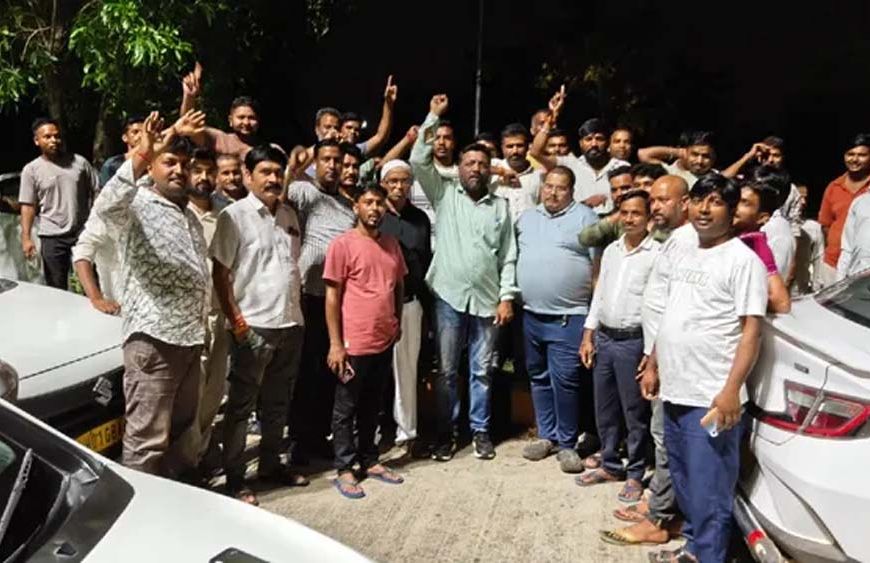 रांची में ऑनलाइन कैब चालकों की हड़ताल जारी, 12 हजार ड्राइवर आंदोलन में शामिल।