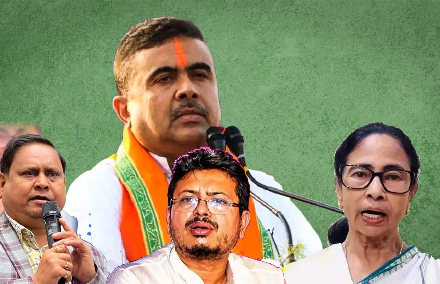 TMC के तीनों गुटों पर शुभेंदु अधिकारी का सियासी वार, एक ही दिन में मिले तीन बड़े झटके