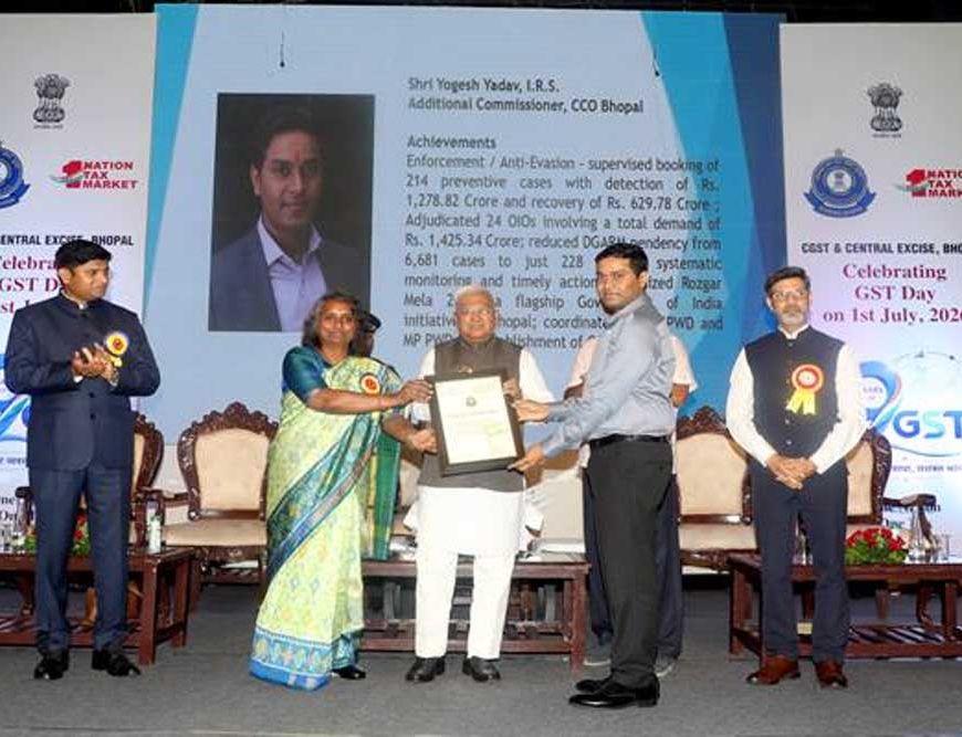 जी.एस.टी. एक राष्ट्र-संकल्प-उत्तरदायित्व का जीवंत प्रतीक : राज्यपालपटेल