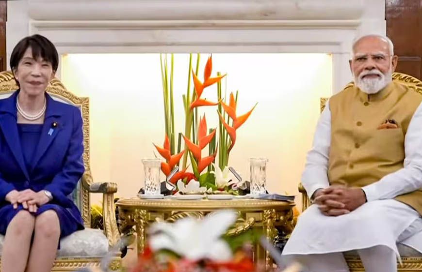 PM मोदी-जापान PM ताकाइची की अहम मुलाकात, फार्मा-डिफेंस समेत कई क्षेत्रों में हुए बड़े समझौते