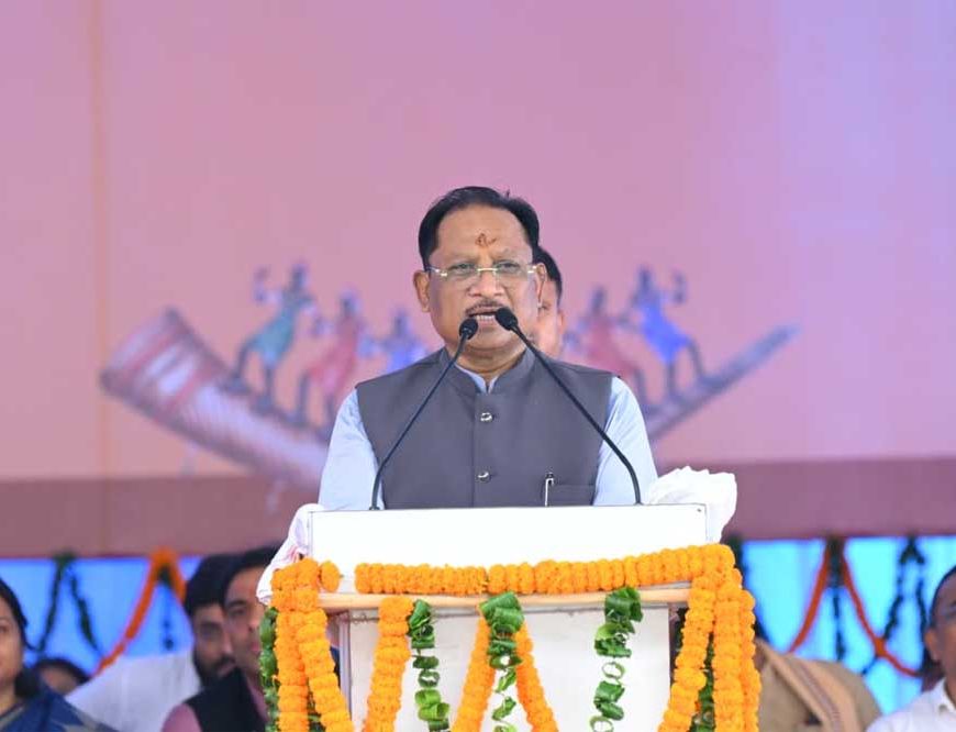 मुख्यमंत्री  विष्णुदेव साय ने बम्हनीडीह के विकास की नई यात्रा का किया शुभारंभ