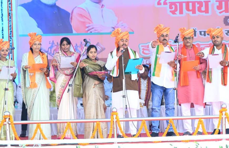 रायपुर : मुख्यमंत्री विष्णुदेव साय ने बम्हनीडीह के विकास की नई यात्रा का किया शुभारंभ