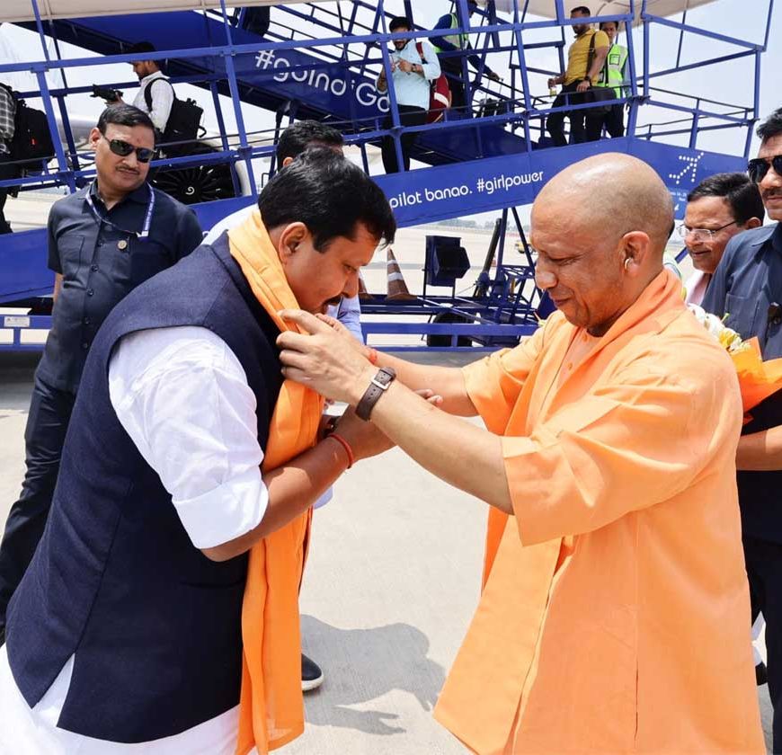 मुख्यमंत्री ने किया नितिन नबीन का स्वागत