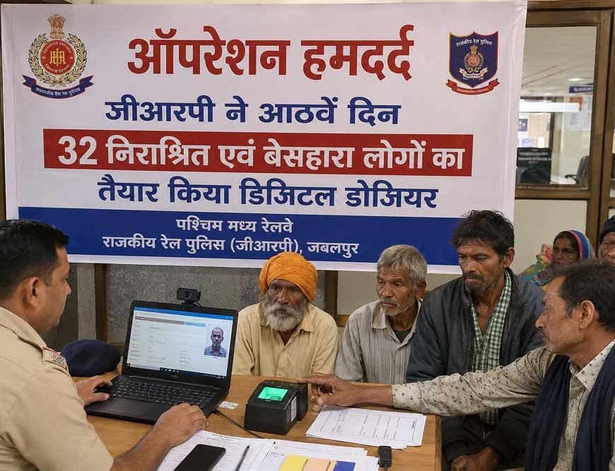 ऑपरेशन हमदर्द : जीआरपी ने आठवें दिन 32 निराश्रित एवं बेसहारा लोगों का तैयार किया डिजिटल डोजियर