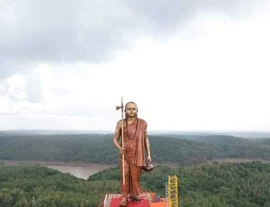ओंकारेश्वर में स्थापित एकात्मता की मूर्ति (स्टैच्यू ऑफ वननेस) पूर्णतः सुरक्षित और सुदृढ़