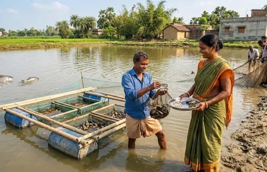 बिहार में मछली के साथ मोती पालन, किसानों की बढ़ेगी आमदनी अब