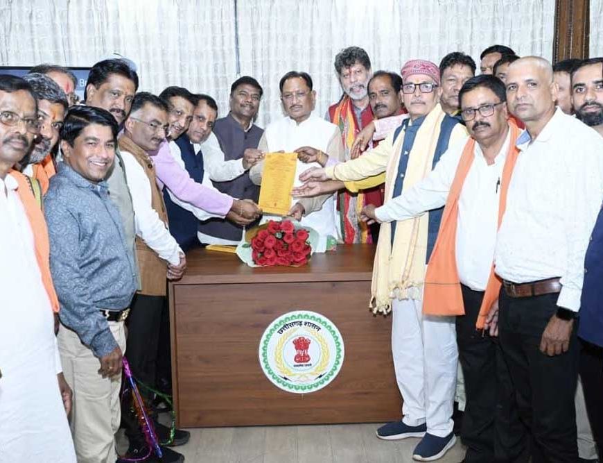 बस्तर गोंचा महापर्व 2026 का निमंत्रण लेकर मुख्यमंत्री  विष्णु देव साय से मिले प्रतिनिधि