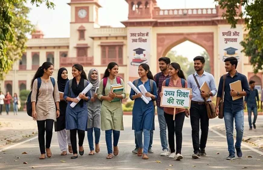 उच्च शिक्षा में यूपी की बड़ी छलांग, GER बढ़कर 26 पहुंचा, देश में सबसे ज्यादा नामांकन