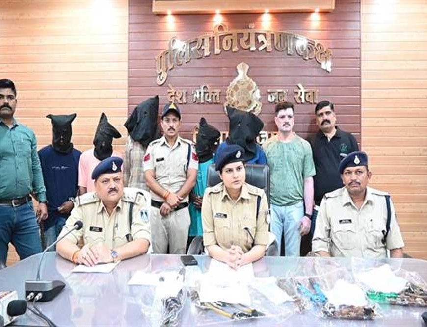 शाजापुर पुलिस ने डकैती की तैयारी विफल की