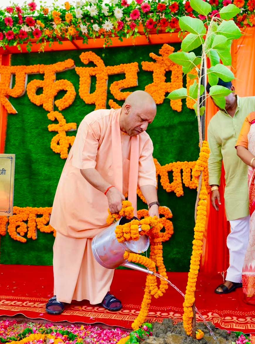 योगी सरकार के 'एक पेड़ मां के नाम' अभियान में जल संसाधन विभाग ने किया 15.19 लाख पौधों का रोपण