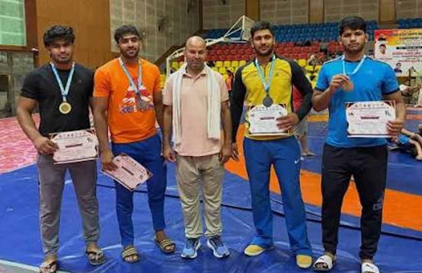 नेशनल ग्रीको रोमन कुश्ती चैंपियनशिप में हरियाणा का दबदबा, टीम ने हासिल किया पहला स्थान