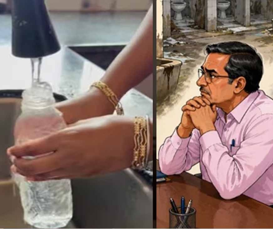 स्कूल में पेयजल संकट पर छलका दर्द, 'घर का पानी खत्म होने पर दुकान से खरीदना पड़ता है'