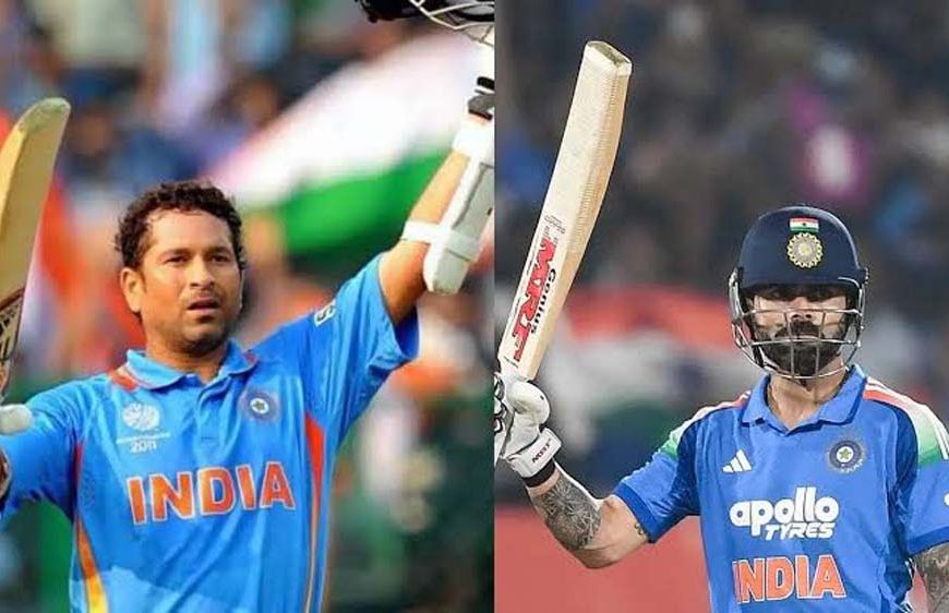 15 हजार वनडे रन से 203 कदम दूर विराट, सचिन का रिकॉर्ड निशाने पर