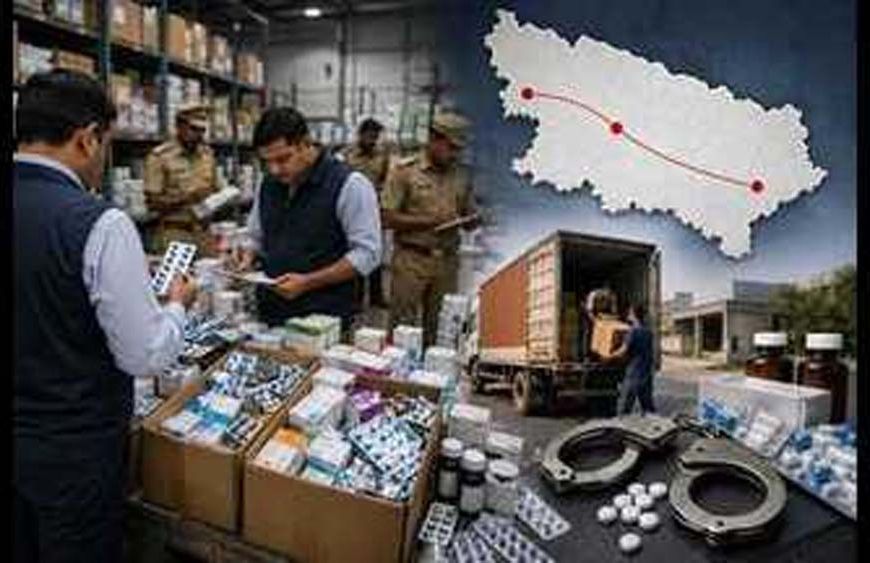 लखनऊ में नकली दवा नेटवर्क का बड़ा खुलासा, कई जिलों तक फैली जांच
