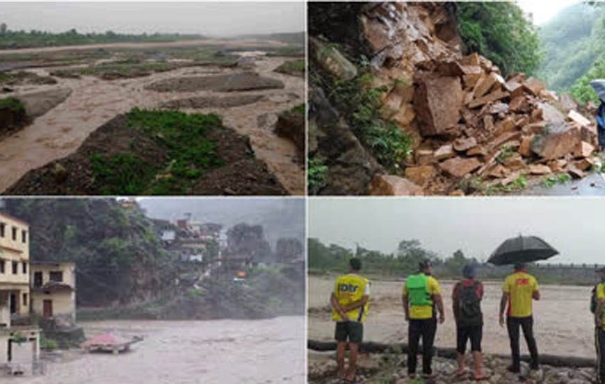 उत्तराखंड से हिमाचल तक बारिश का कहर, चारधाम रूट पर येलो अलर्ट, कांगड़ा में फ्लैश फ्लड से भारी तबाही