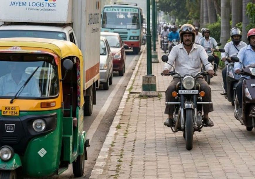 फुटपाथ पर कार या बाइक दौड़ाई तो ₹5,000 का जुर्माना! कर्नाटक सरकार का बड़ा प्रस्ताव