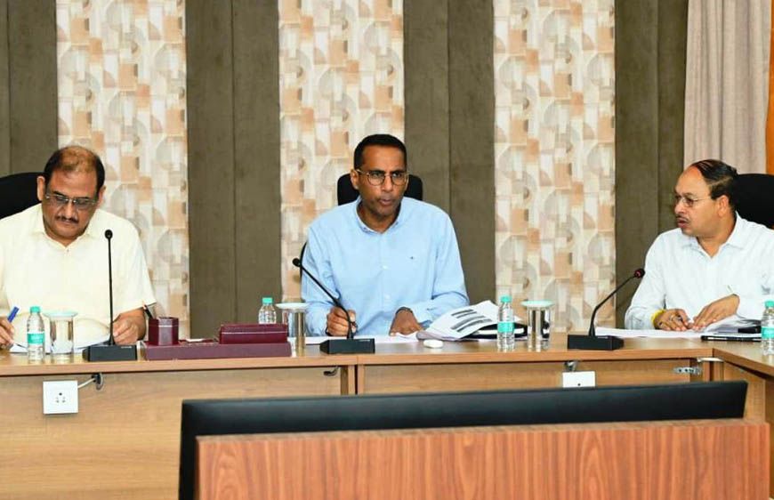लोक निर्माण विभाग के सचिव ने जेलों में निर्माणाधीन कार्यों की प्रगति की समीक्षा की