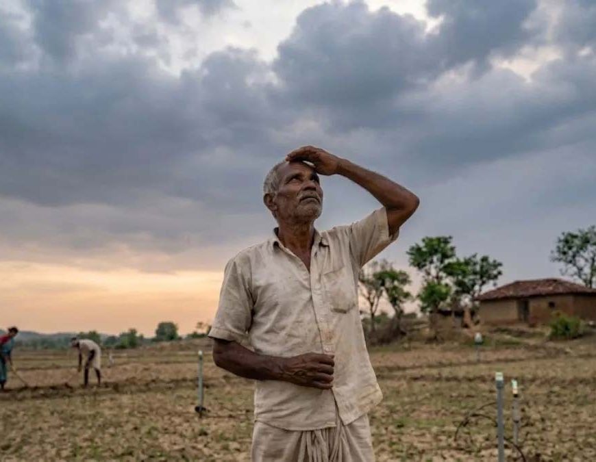 बगहा में चार दिन की भीषण गर्मी से किसान परेशान, बारिश का इंतजार