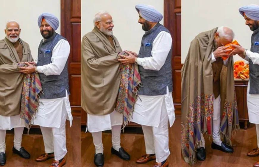 प्रधानमंत्री मोदी से मिले भाजपा प्रदेश अध्यक्ष केवल सिंह ढिल्लों, पंजाब के विकास के रोडमैप पर हुई अहम चर्चा
