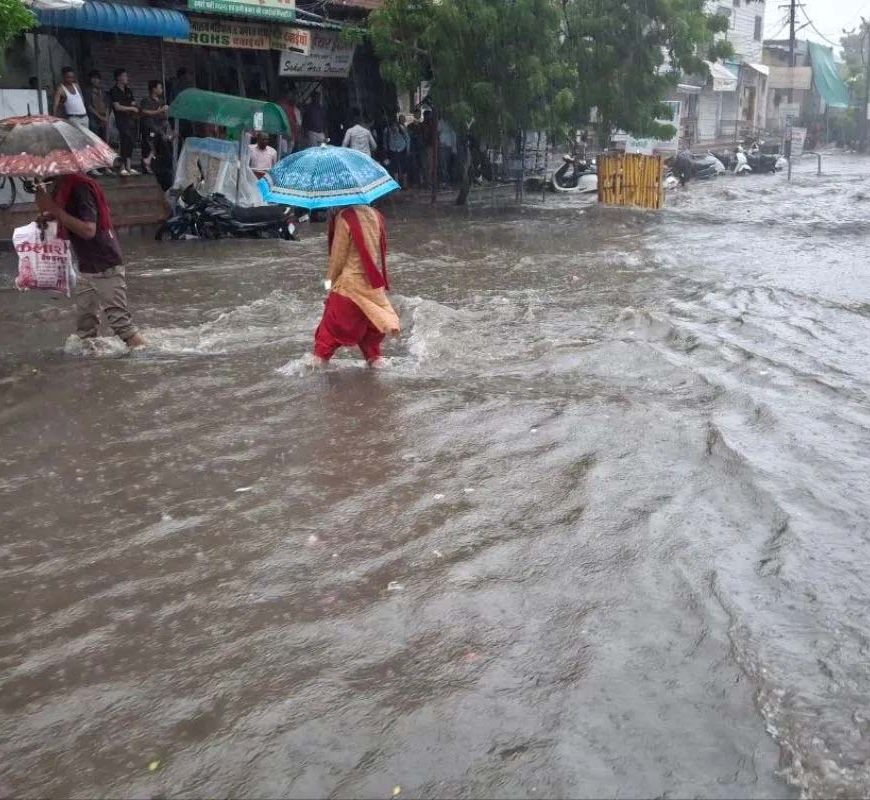 राजस्थान में मानसून फिर सक्रिय, 25 जिलों में बारिश का येलो अलर्ट जारी