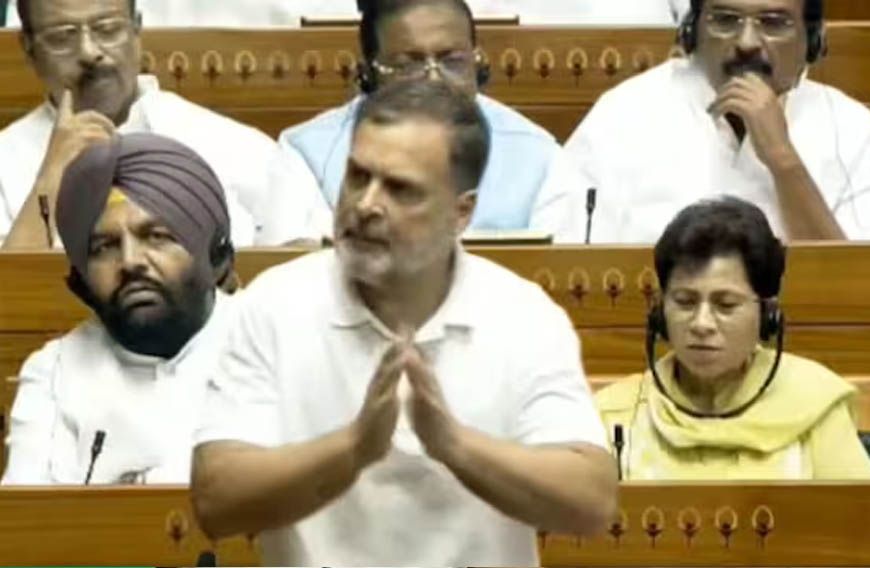 संसद में राहुल गांधी के 'इडियट' और 'अंधभक्त' वाले बयान पर बवाल, हंगामे के बाद रिकॉर्ड से हटाए गए शब्द