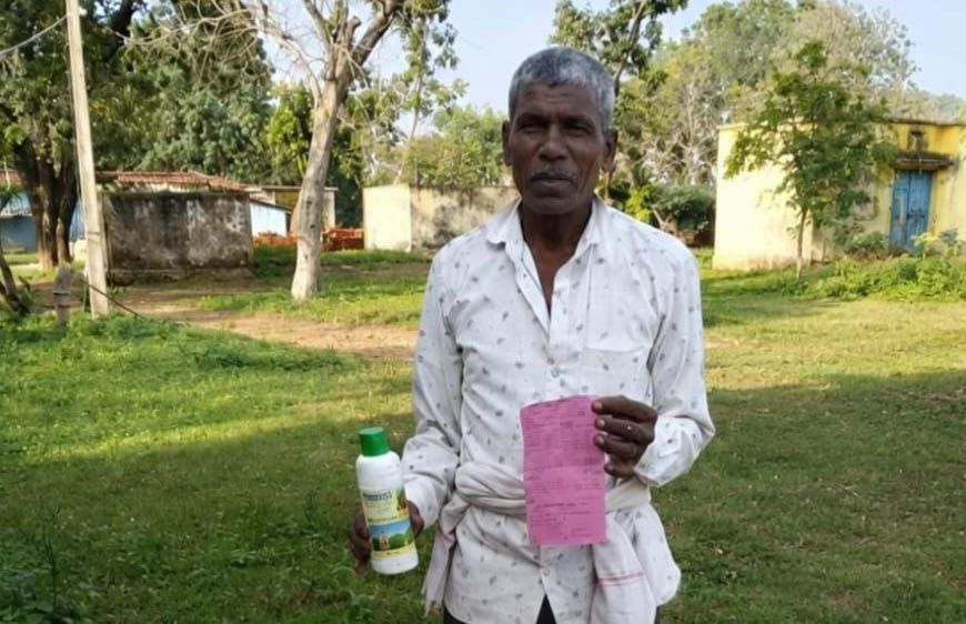 नैनो डीएपी अपनाकर प्रगतिशील किसान बने मिठाईलाल