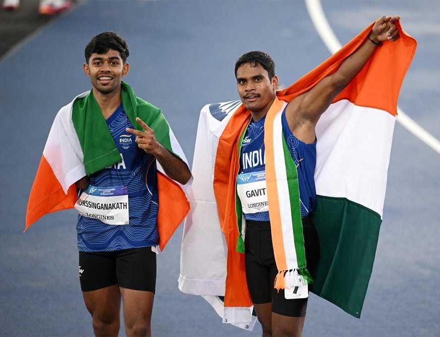 वित्त मंत्री  ओपी चौधरी ने राष्ट्रमंडल खेल 2026 में पदक विजेता दिलीप महादु गावित एवं मोहम्मद बासिल को दी बधाई