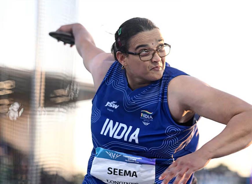 CWG 2026: मां बनने के बाद सीमा कालीरामना की दमदार वापसी, डिस्कस थ्रो में भारत के लिए जीता ब्रॉन्ज मेडल