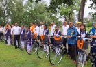 सरस्वती साइकिल योजना के तहत 37 छात्राओं को मिली निःशुल्क साइकिलें