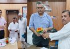 नवागत कलेक्टर एवं पुलिस अधीक्षक से इरशाद अहमद ने की मुलाकात