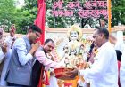 भगवान सहस्रबाहु की प्रतिमा का भव्य अनावरण, मंत्री ओपी चौधरी और श्याम बिहारी जायसवाल ने दिया एकता का संदेश