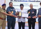 डॉ. पुरुषोत्तम चन्द्राकर को  राष्ट्रीय गौरव पुरस्कार  नई दिल्ली के कन्वेंशन सेंटर में  प्रदान किया गया