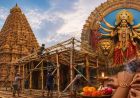 रांची में दुर्गापूजा की तैयारी तेज, इस बार बृहदेश्वर मंदिर की भव्य झलक दिखेगी