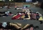 बदनावर-टिमरवानी फोरलेन मुआवजे को लेकर किसानों का प्रदर्शन, खुले आसमान के नीचे गुजारी रात