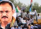 नीट छात्रों के साथ NSUI का प्रदर्शन, स्वास्थ्य मंत्री बोले- युवाओं को भटकाने की कोशिश